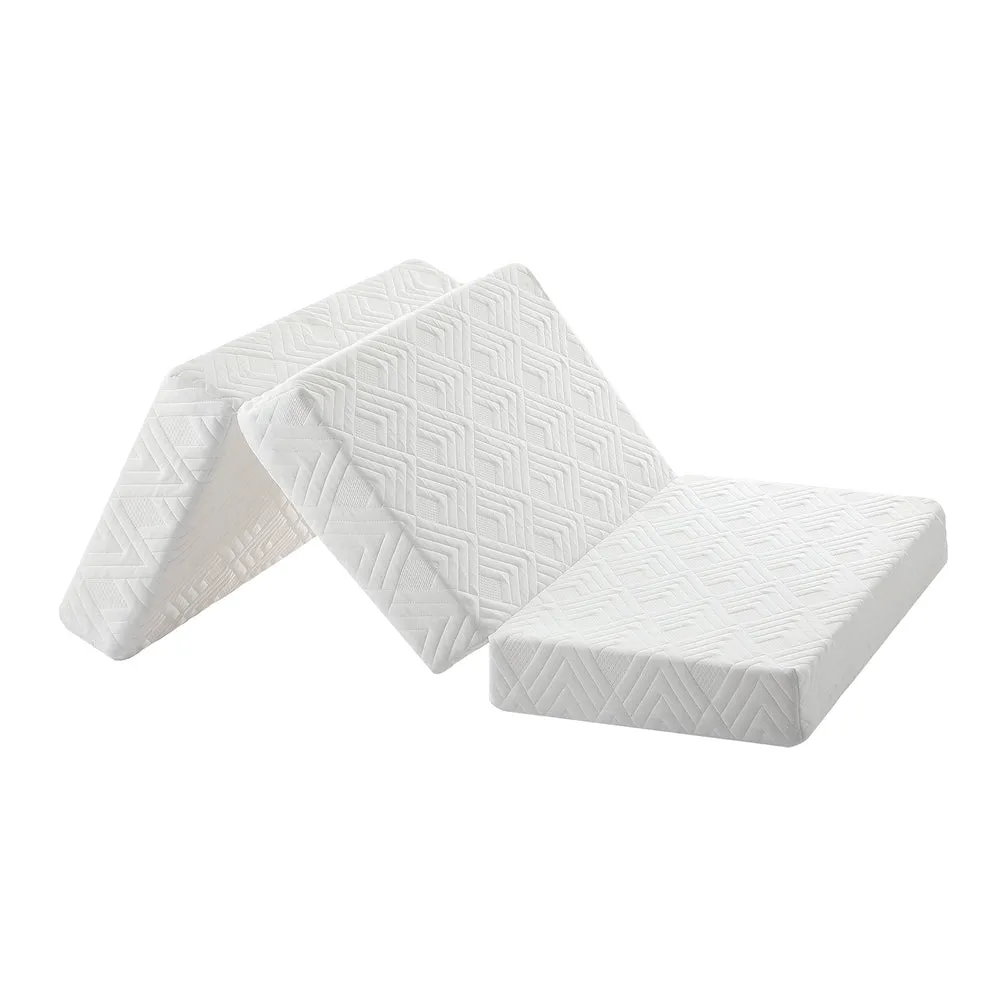 Bedra Folding Mattress 3-Fold Foldable Foam White