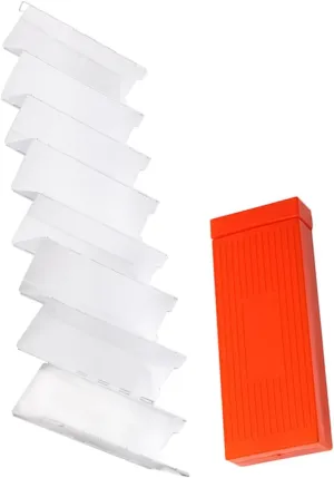 BESPORTBLE 16-Piece Aluminum Folding Windproof Board for Camping Stove BBQ Windscreen Durable Cooking Windscreen