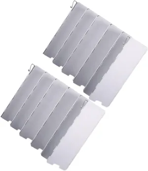 BESPORTBLE Aluminium Alloy Gas Stove Wind Shield Camping Outdoor Windscreen Picnic Wind Deflector Lightweight Camping Cooking Gear
