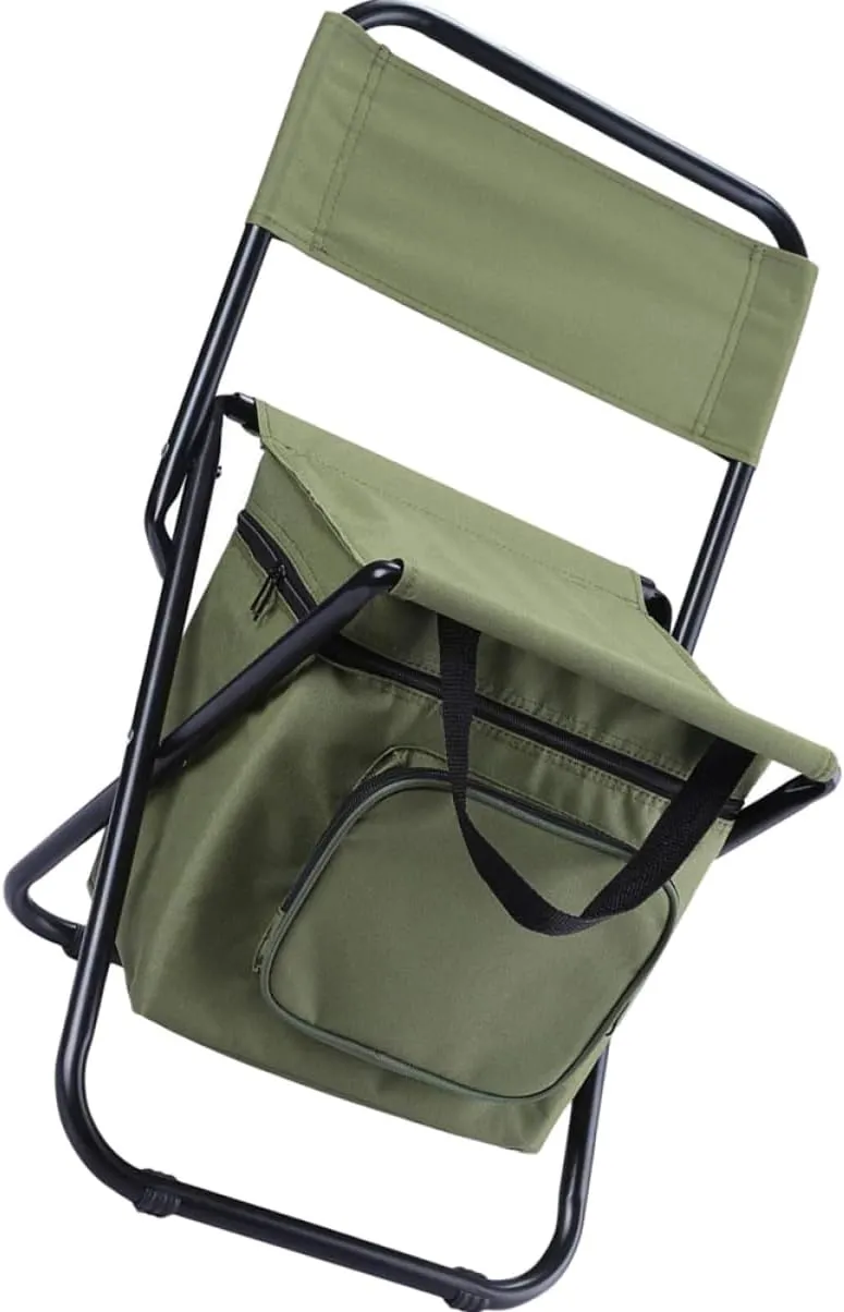 BESPORTBLE Portable Cooler Chair Storage Outdoor Folding Fishing Chair Insulated and Lightweight Design for Camping and Relaxation Multifunctional Use