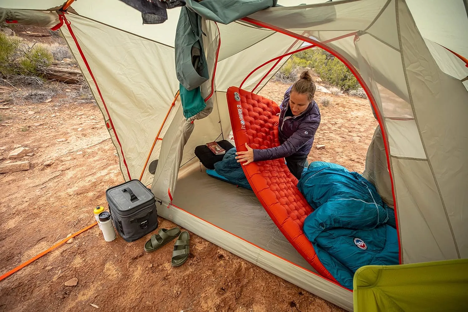 Big Agnes Raptide SL Insulated Sleeping Pad, Long (20x78)