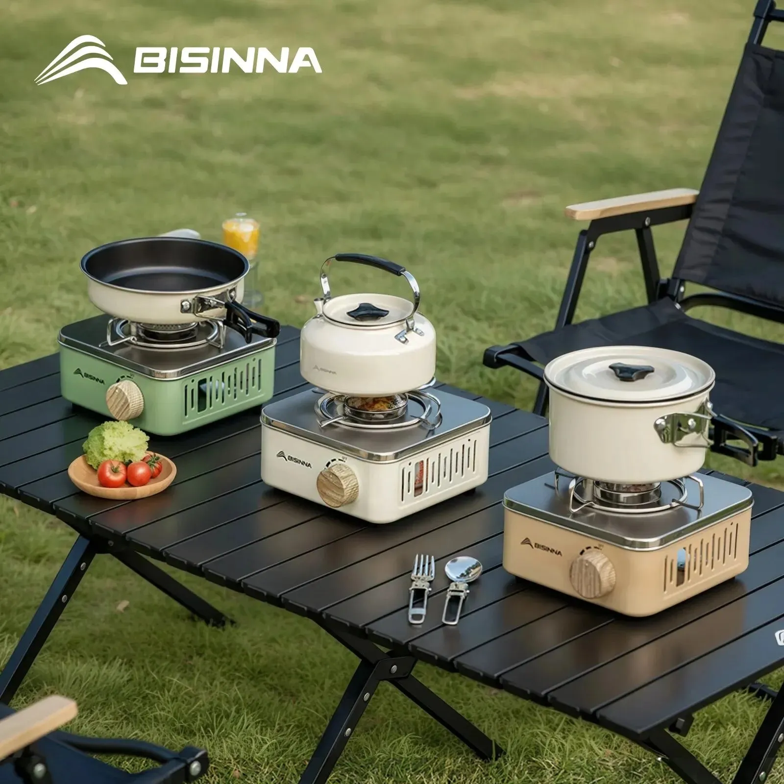 BISINNA 2800W Portable Camping Gas Stove – High Firepower