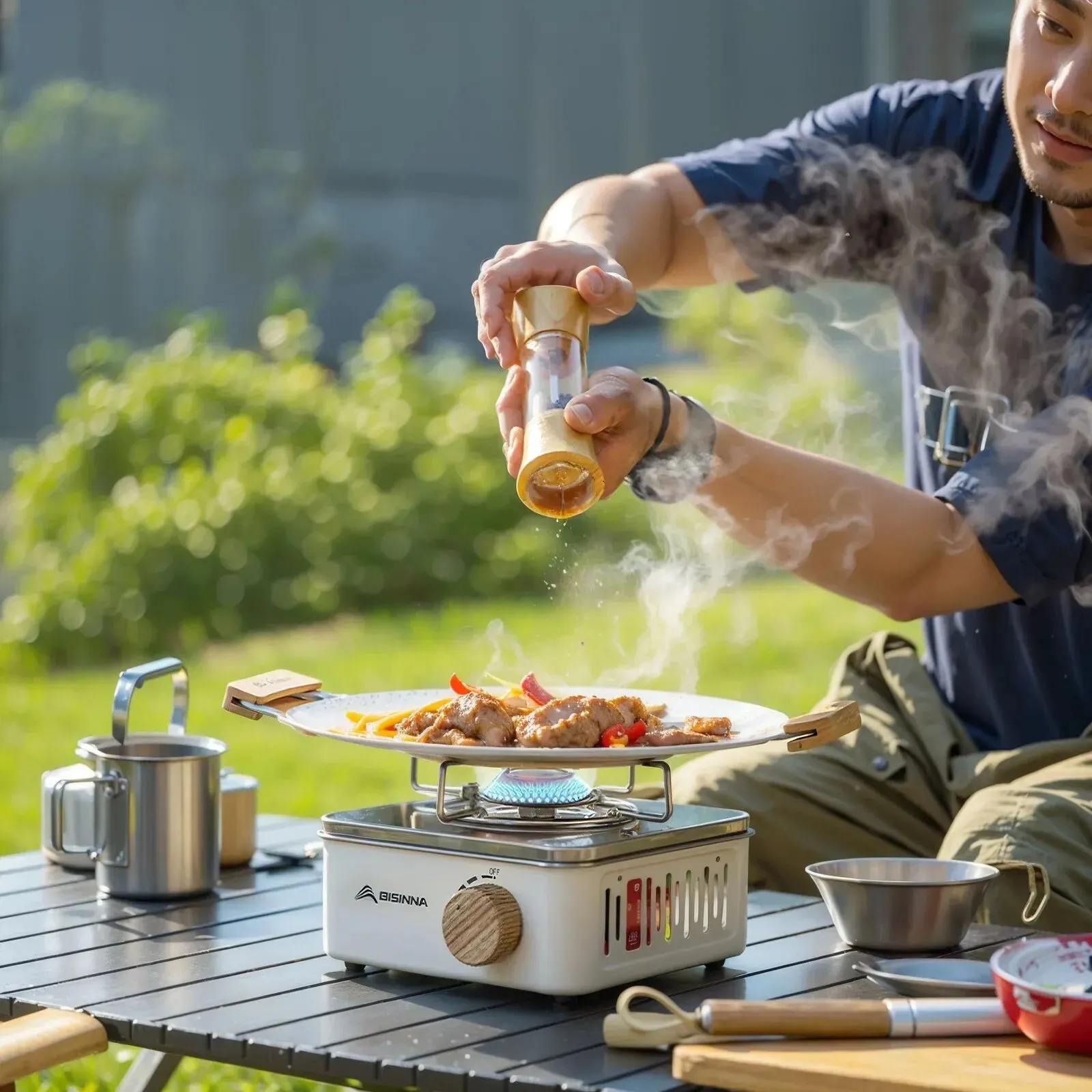 BISINNA 2800W Portable Camping Gas Stove – High Firepower