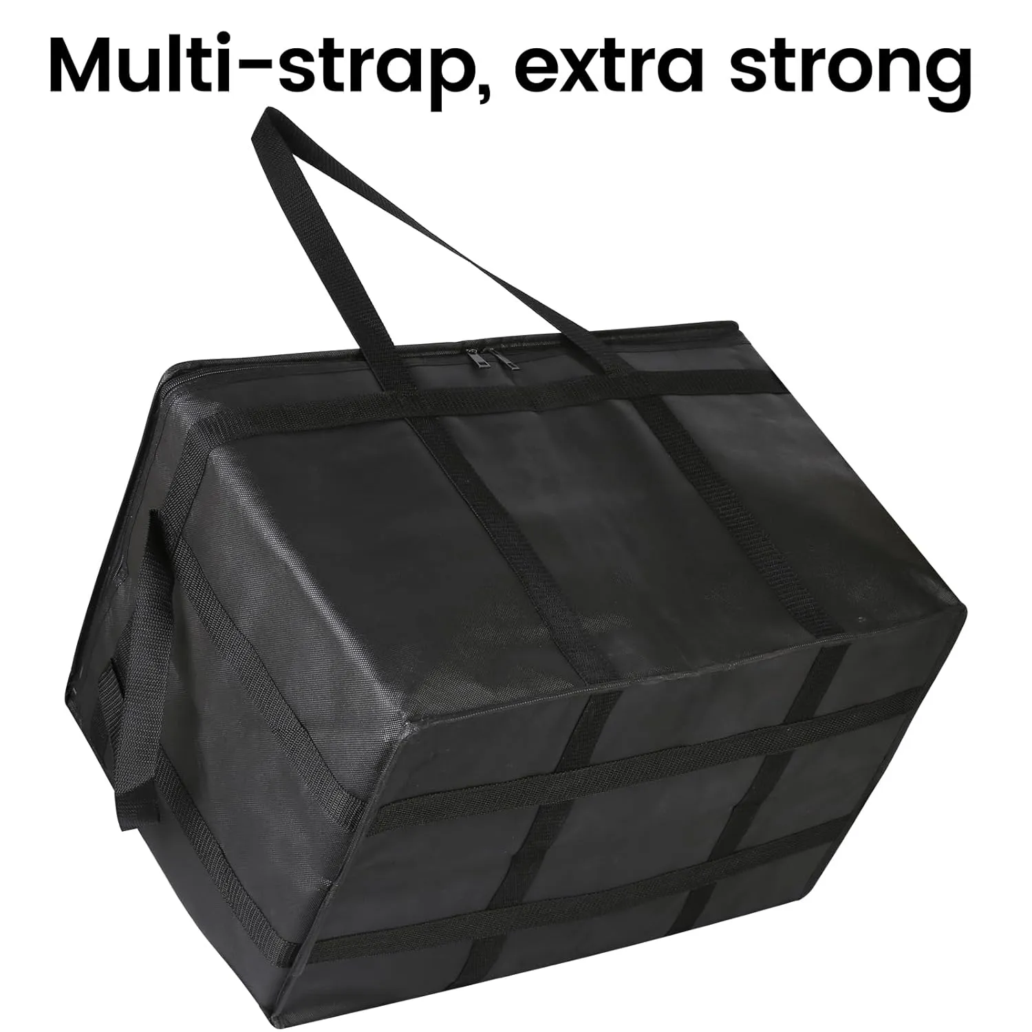 Bodaon 10-Pack Insulated Food Delivery Bag, XXXL Pizze Cooler Bags, Thermal Cold/Hot Styrofoam Carrier for Doordash/Travel/Shopping/Catering/Car, Warmer/Frozen, Dashers Door Dash Accessories