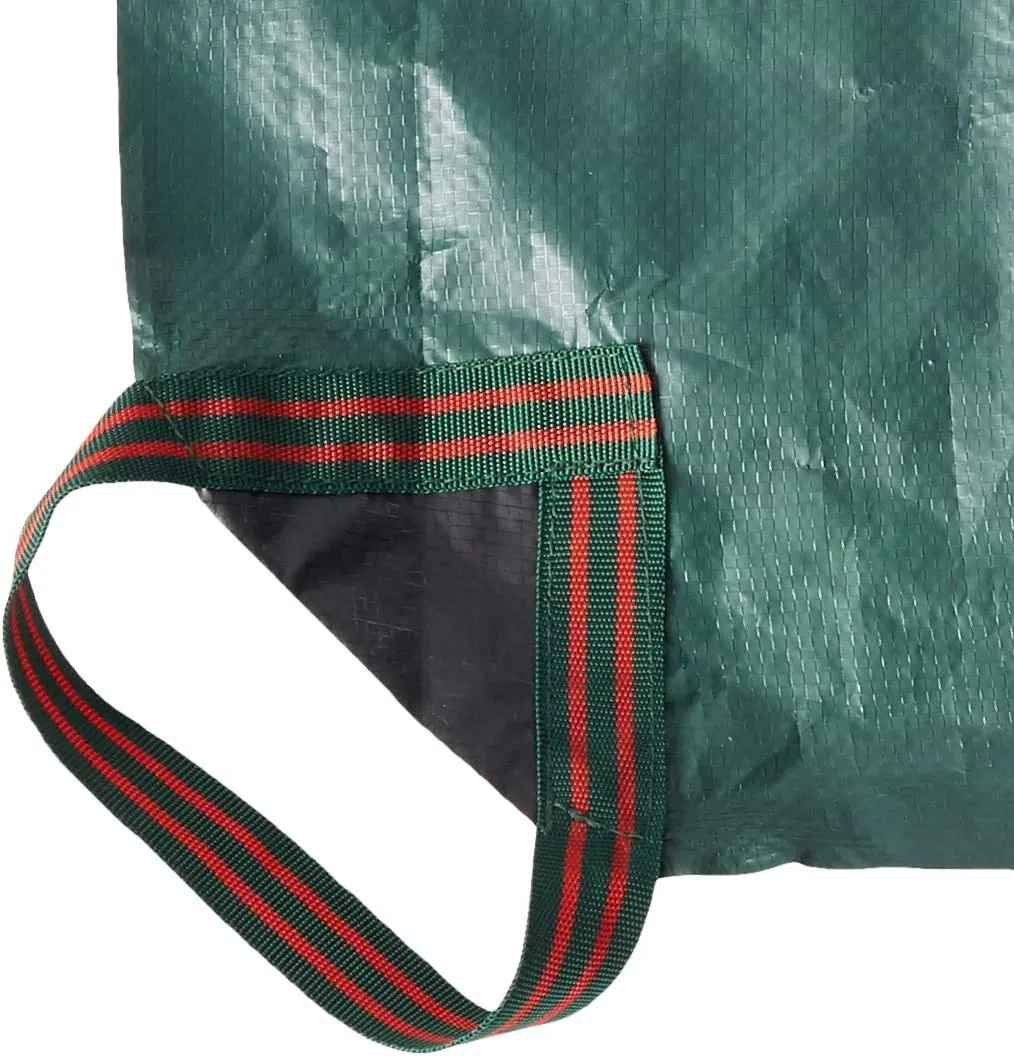 Bosmere Yard Waste Tarp, Heavy Duty Garden Tarp with Reinforced Corner Handles, UV Resistant Coating, 84-inch x 84-inch, Green