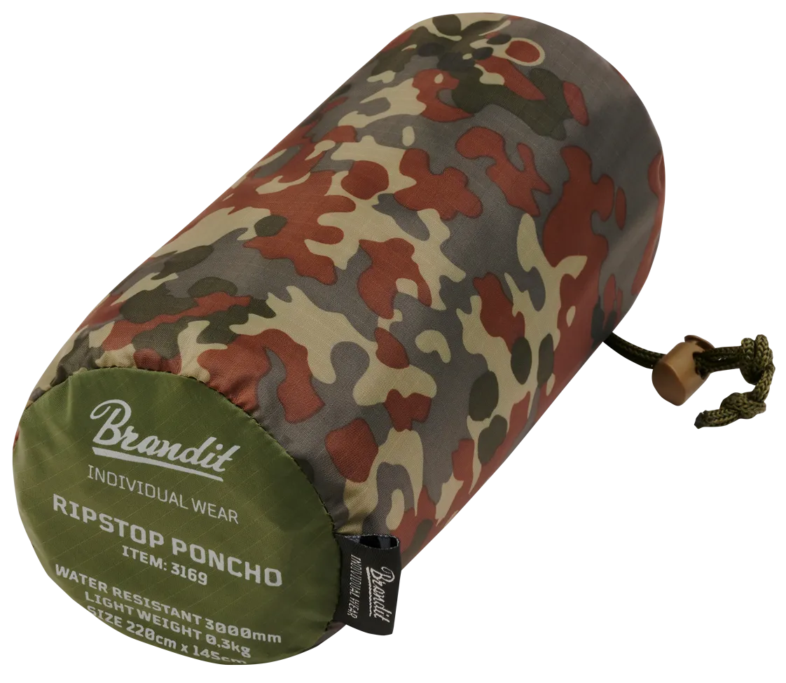Brandit Ripstop Poncho flecktarn