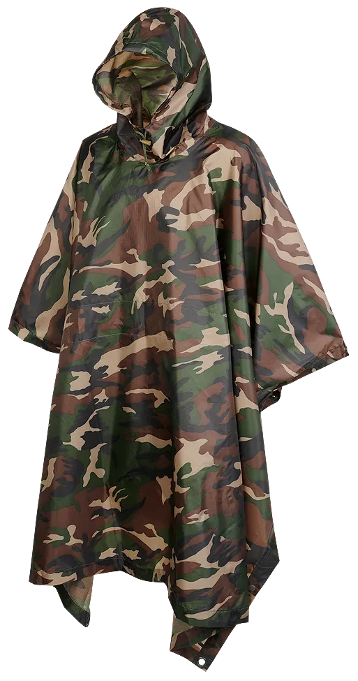 Brandit Ripstop Poncho woodland