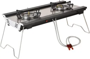 Bulin AirOka Double-headed Outdoor Gas Stove 6800W Stove Top with Storage Carry Case Foldable Gas Stove Camping Stove