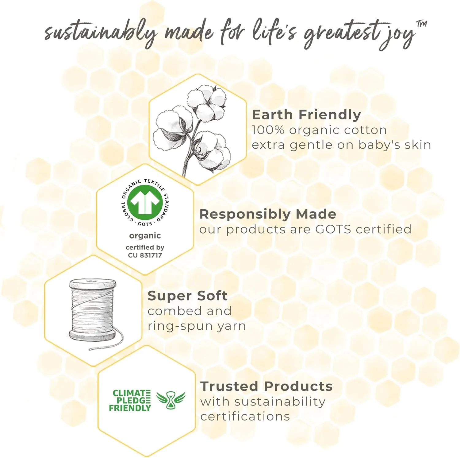 Burt's Bees Baby Beekeeper Wearable Blanket, Organic Cotton Swaddle 0.5 or 1.5 TOG, Newborn Essentials Shower Gift