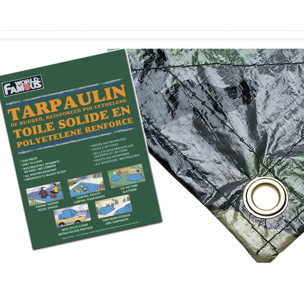 Bushline Outdoor Camouflage Tarp - 15x20