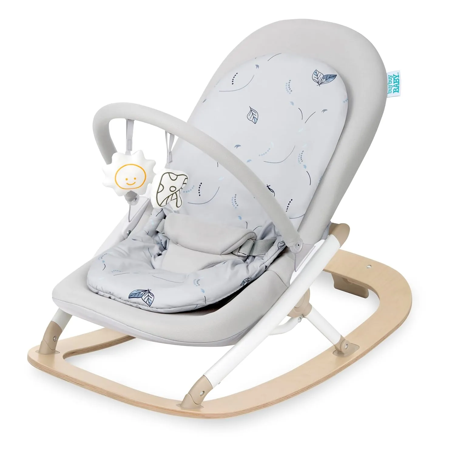 BuyBuy Baby by Evolur SleekSway Portable Rocker in Light Gray