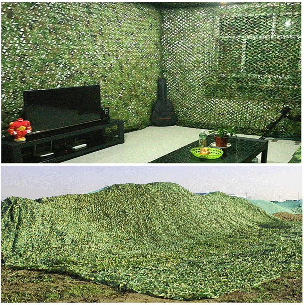 Camo Netting Sunscreen Nets Tarp Mesh Net Canopy Cover for Camping Hunting Blinds Shooting Military Decoration Sunshade Decoration Ceiling Fence UV Protection CS Games