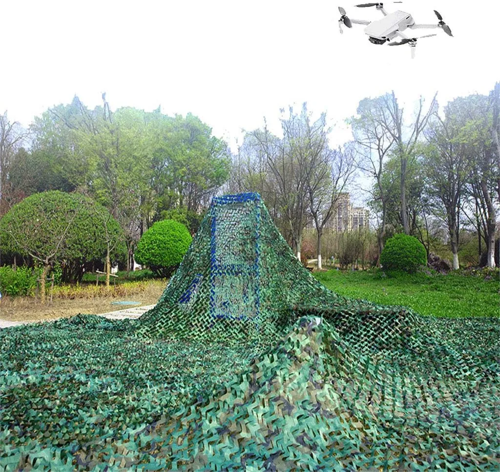 Camo Netting Sunscreen Nets Tarp Mesh Net Canopy Cover for Camping Hunting Blinds Shooting Military Decoration Sunshade Decoration Ceiling Fence UV Protection CS Games