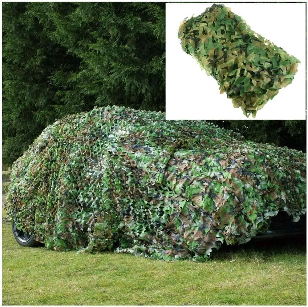 Camo Netting Sunscreen Nets Tarp Mesh Net Canopy Cover for Camping Hunting Blinds Shooting Military Decoration Sunshade Decoration Ceiling Fence UV Protection CS Games