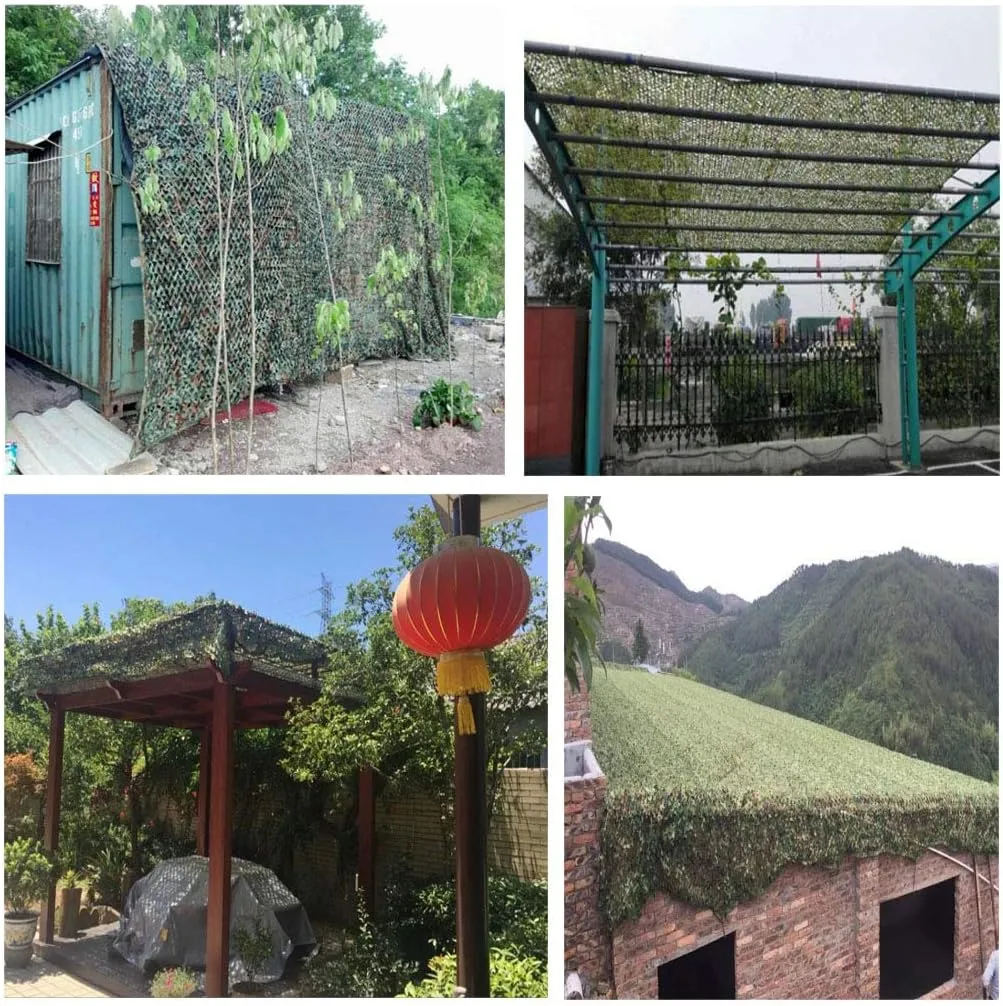 Camouflage Net Sunshade Camp Army Military Camo Net Tarp Mesh Net Car Covering Tent Hunting Blinds Netting Cover Conceal Drop Net Curtain Ceiling Factory Shelter