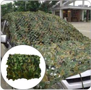 Camouflage Net Sunshade Camp Army Military Camo Net Tarp Mesh Net Car Covering Tent Hunting Blinds Netting Cover Conceal Drop Net Curtain Ceiling Factory Shelter