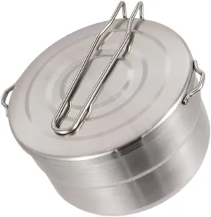 Camp Fire Cooking Equipment Hiking Cook Pot Compact Picnic Cookware Set for Outdoor