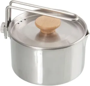 Camping Cookware, Outdoor Folding Pot with Lid and Detachable Handle for Mountaineering Picnic Camping Pot Kettle Portable Stove
