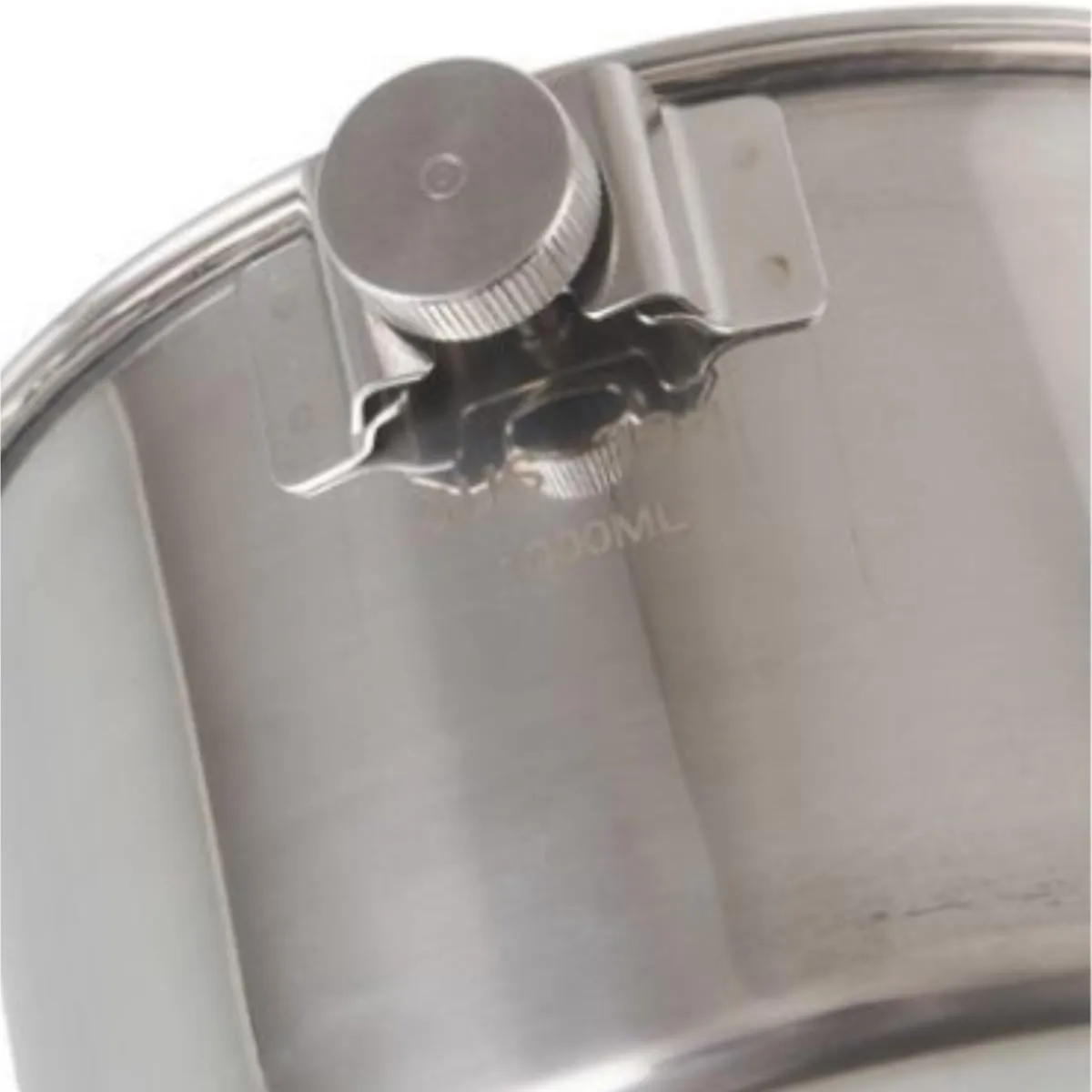 Camping Cookware, Outdoor Folding Pot with Lid and Detachable Handle for Mountaineering Picnic Camping Pot Kettle Portable Stove