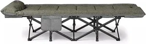 Camping Cot Oxford Folding Camping Bed with Thick Mattress Sleeping Cots for Adults Load 551lbs with Carry Bag Folding Cot