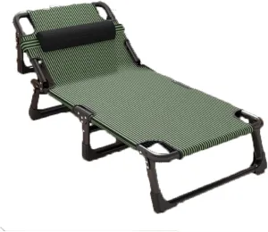 Camping cot Portable Camping Cot Space-Saving Adjustable 4-Position Folding Cot for Office Nap and Home Lounging Eight-Leg Support Folding cot