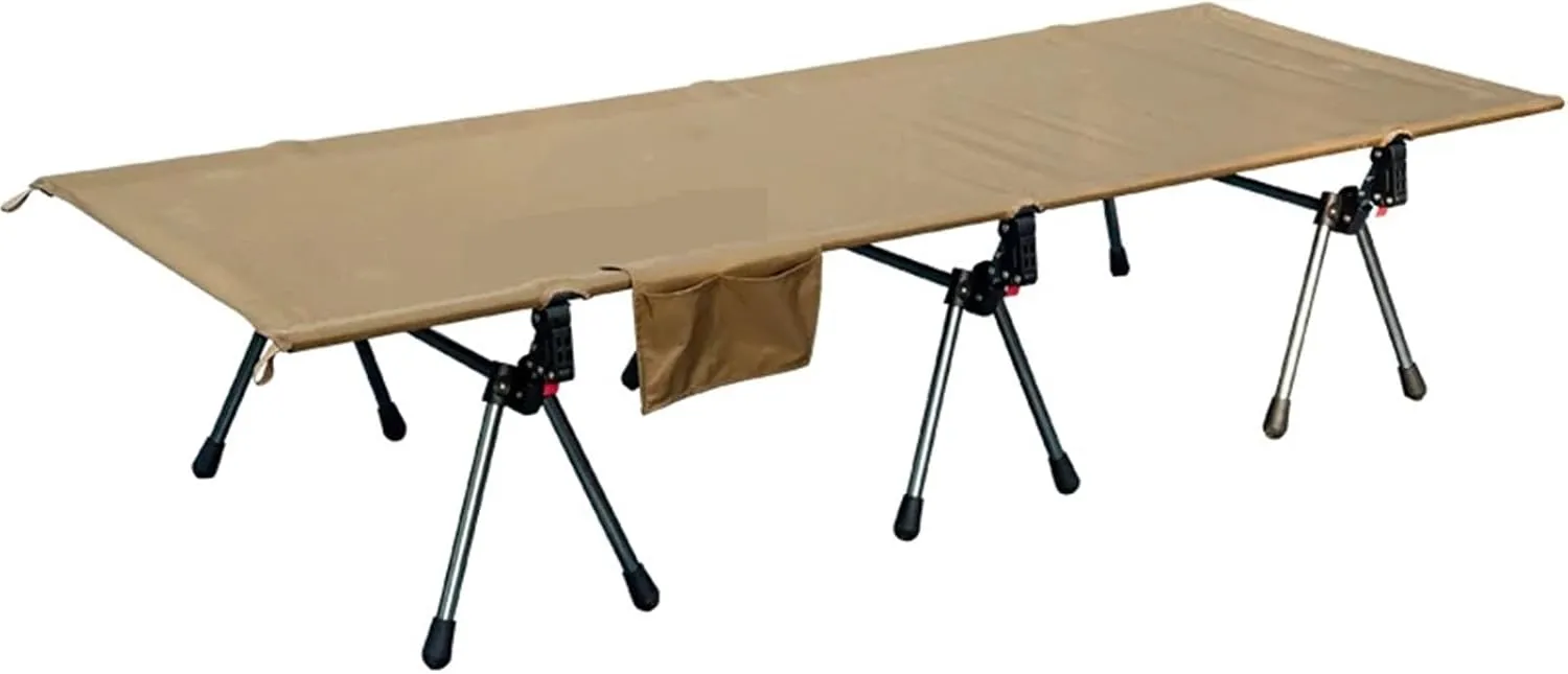 Camping Cot Portable Easy-to-Assemble Folding Outdoor Bed Mat Sleeping for Adults