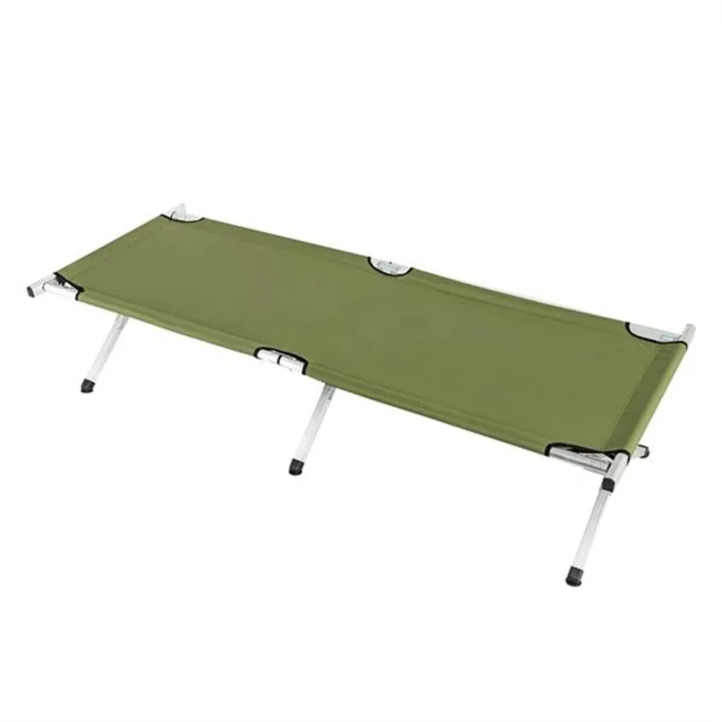 Camping Cot Portable Folding Bed Ultralight Aluminum Alloy with Carrying Bag
