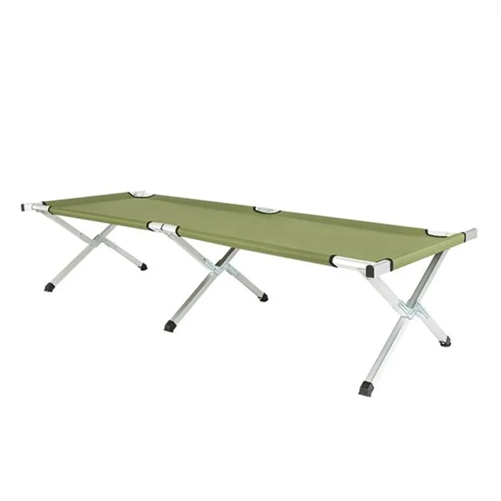 Camping Cot Portable Folding Bed Ultralight Aluminum Alloy with Carrying Bag