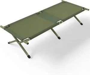 Camping cot Portable Folding Camping Cot with Carrying Bag Lightweight Outdoor Sleeping Bed for Camping Hiking Travel Office Nap Spare Bed Folding cot