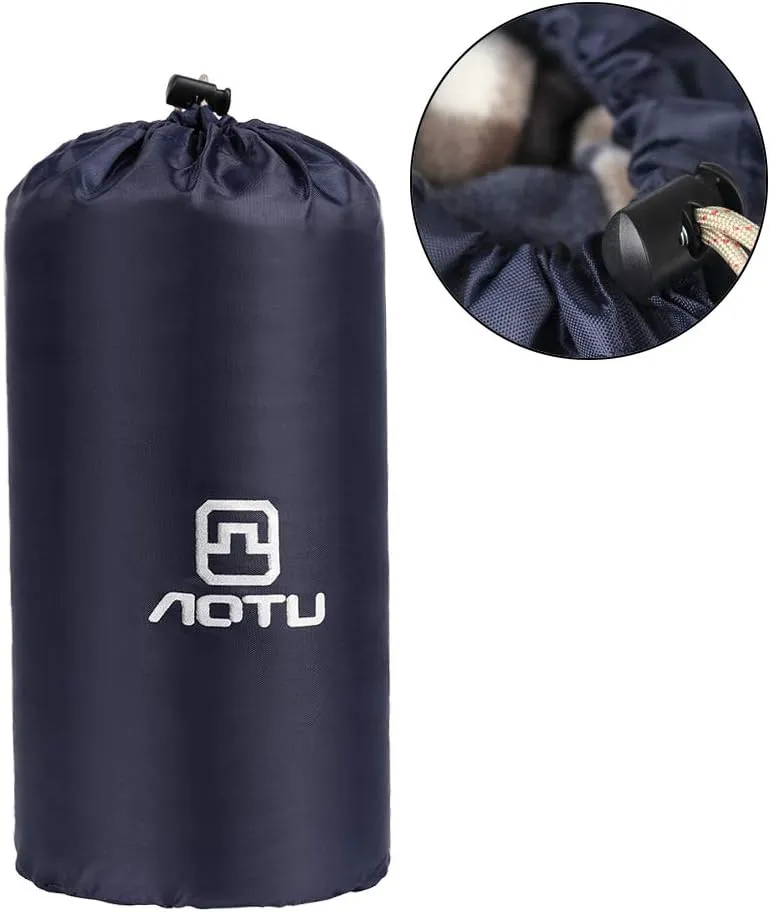 Camping Fleece Sleeping Bag for 4 Season, Single Envelope Sleeping Bag, Wearable Sleeping Bag with Zippered, Lightweight Camping Sleep Bag Liner for Hiking Backpacking