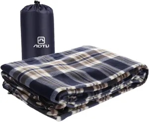 Camping Fleece Sleeping Bag for 4 Season, Single Envelope Sleeping Bag, Wearable Sleeping Bag with Zippered, Lightweight Camping Sleep Bag Liner for Hiking Backpacking