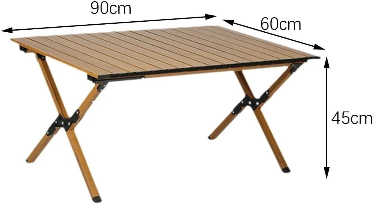 Camping Folding Table Portable Camp Table Aluminum Alloy Foldable Picnic Table Outdoor Table for Balcony Hiking Cooking Beach Hiking camping table Wilderness camping table Outdoor camping tab