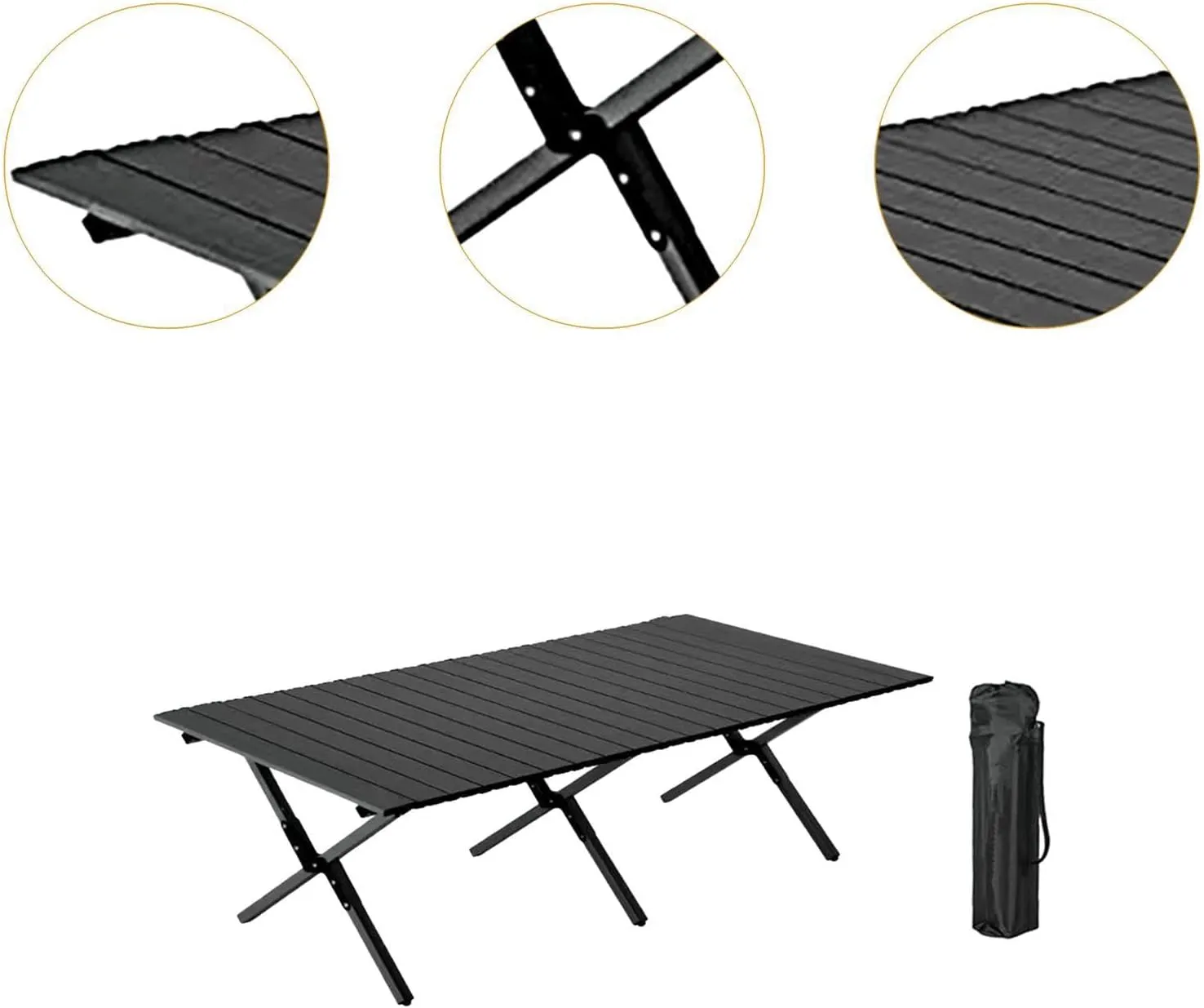 Camping Folding Table Portable Foldable Picnic Table Outdoor Desk for Outdoor Picnic
