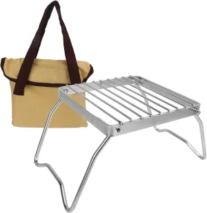 Camping Grill Stainless Steel Stove Grate Rack Net Picnic Backpacking