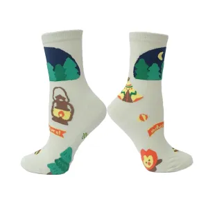 'Camping Kits' Crew Socks