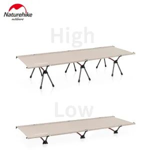 Camping Mat Cot - High and Low Dual Use Folding Stable Camp Bed, Portable for Outdoor, Office, and Home