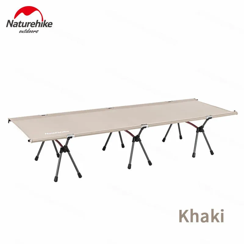 Camping Mat Cot - High and Low Dual Use Folding Stable Camp Bed, Portable for Outdoor, Office, and Home