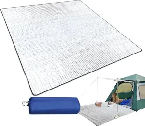 Camping Mat Foam Aluminum Foil - Thermal Insulating Mat | Foil Pad for Tent, Picnic & Camping