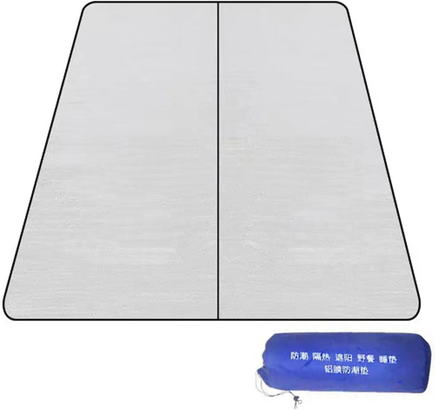 Camping Mat Foam Foil Blanket for Camping Foam Pad Insulating Foil Mat Sleeping Tent Pad Thermal Aluminum Camping mat for Reflecting Heat