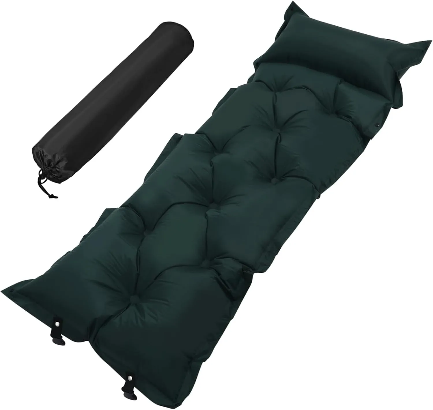 Camping Mat Self Inflating Sleeping Pad with Pillow Lightweight and Mattress for Outdoor Activities Durable Skin Friendly Surface for Hiking