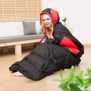 Camping Sleeping Bag, Portable Sleeping Bag, 3 Seasons Lightweight &Waterproof with Compression Sack Camping Sleeping Bag Indoor & Outdoor for Adults & Kids (Red)