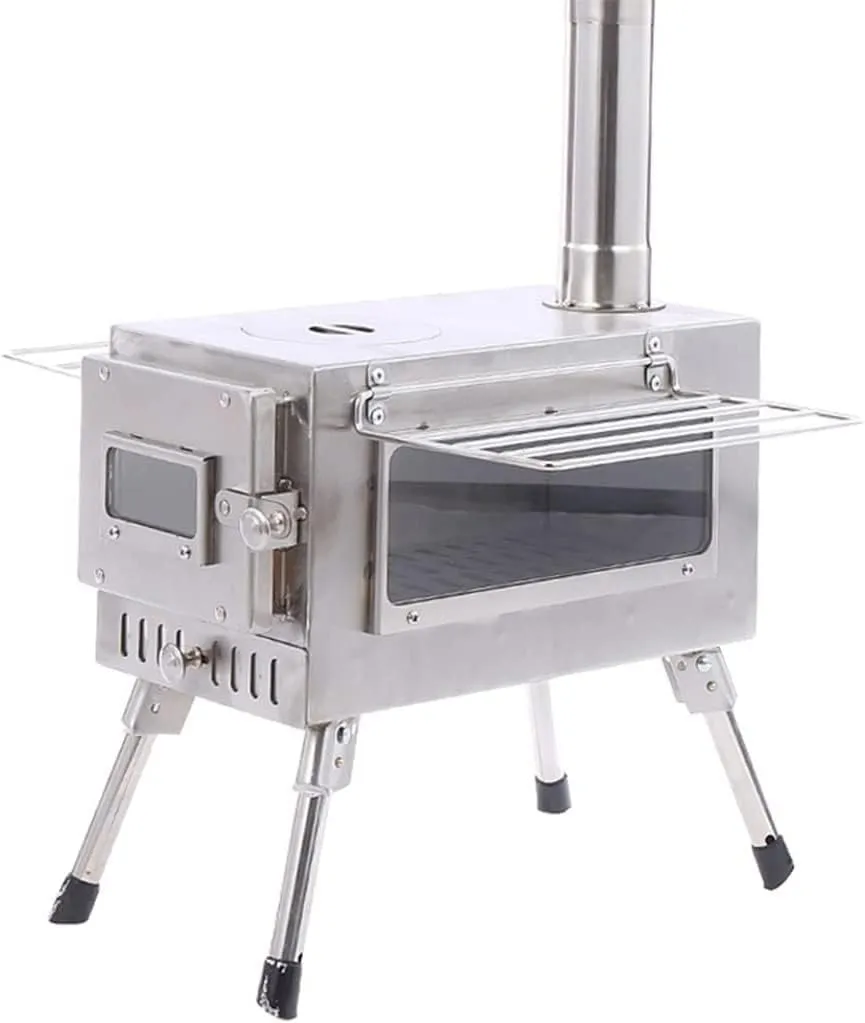 Camping Stove, Leaf Blowers & Vacuums Camping Stove Portable,Wood Burning Stove for Tent,Small Portable Backpacking Stove,Camping Fire Pit for Outdoor Camp Survival Hiking Picnic Camp Kitchen