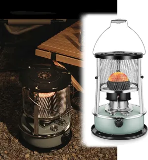 Camping Stove Stainless Steel Kerosene Gas Cooker Quiet Space Heater Foldable Tent Emergency Heater/Black