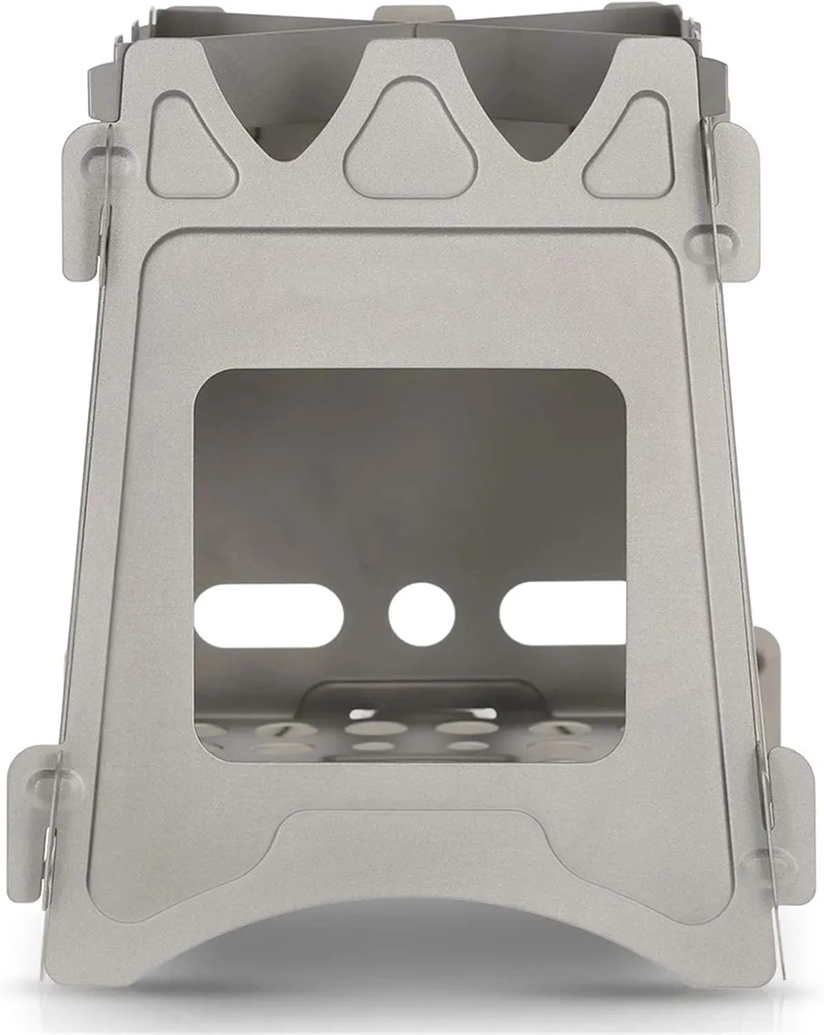 Camping Stove Stainless Steel Wood Burning Stove Potable Folding Lightweight Pocket Stove Portable Camping Stove