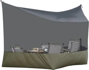 Camping Tarp Mosquito Net, Hammock Screen House Camping Lightweight Bugnet for Tarp 360 Degree Protection for Camping Patio Backyard Hiking Backpacking, Black