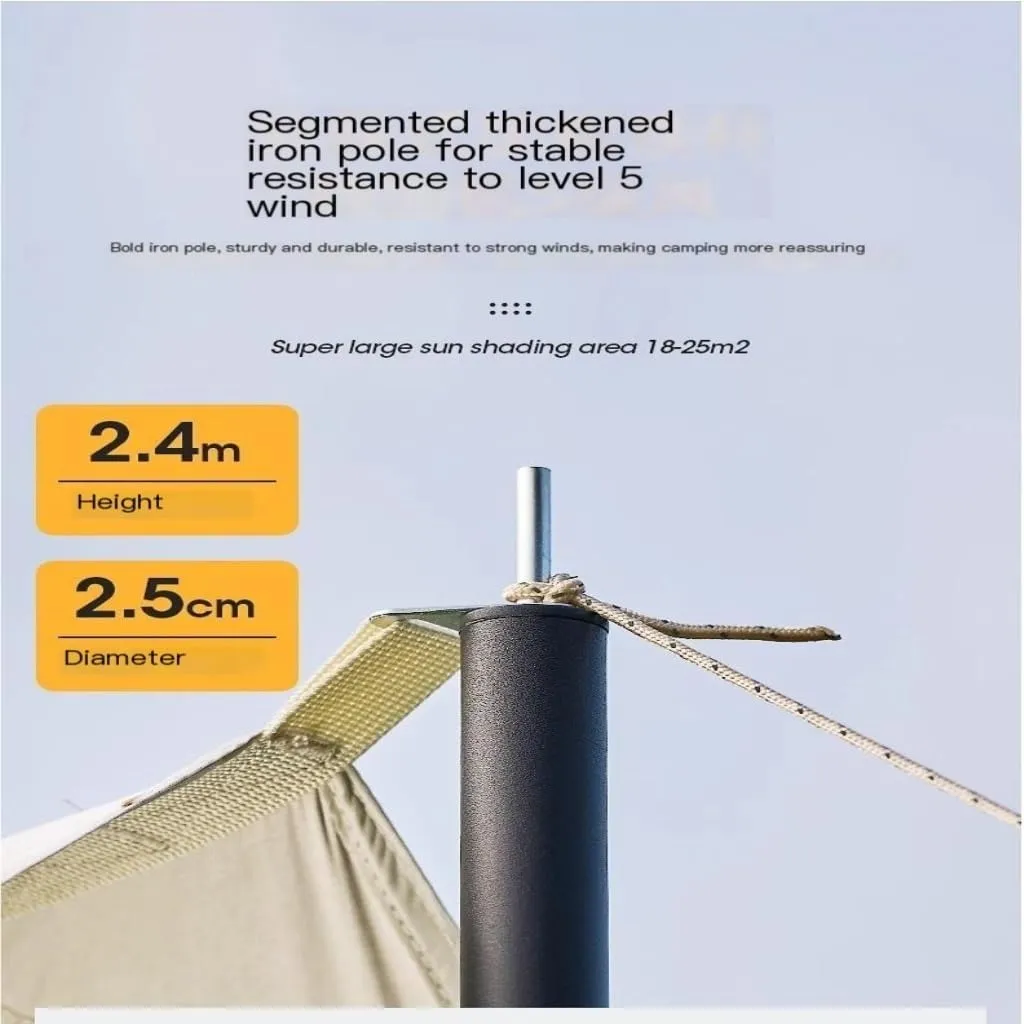 Canopy Awning Outdoor Canopy Tent Rain-Proof Camping Equipment Shed Camping Portable Sun-Proof and Rain-Proof Canopy Awning Canopy