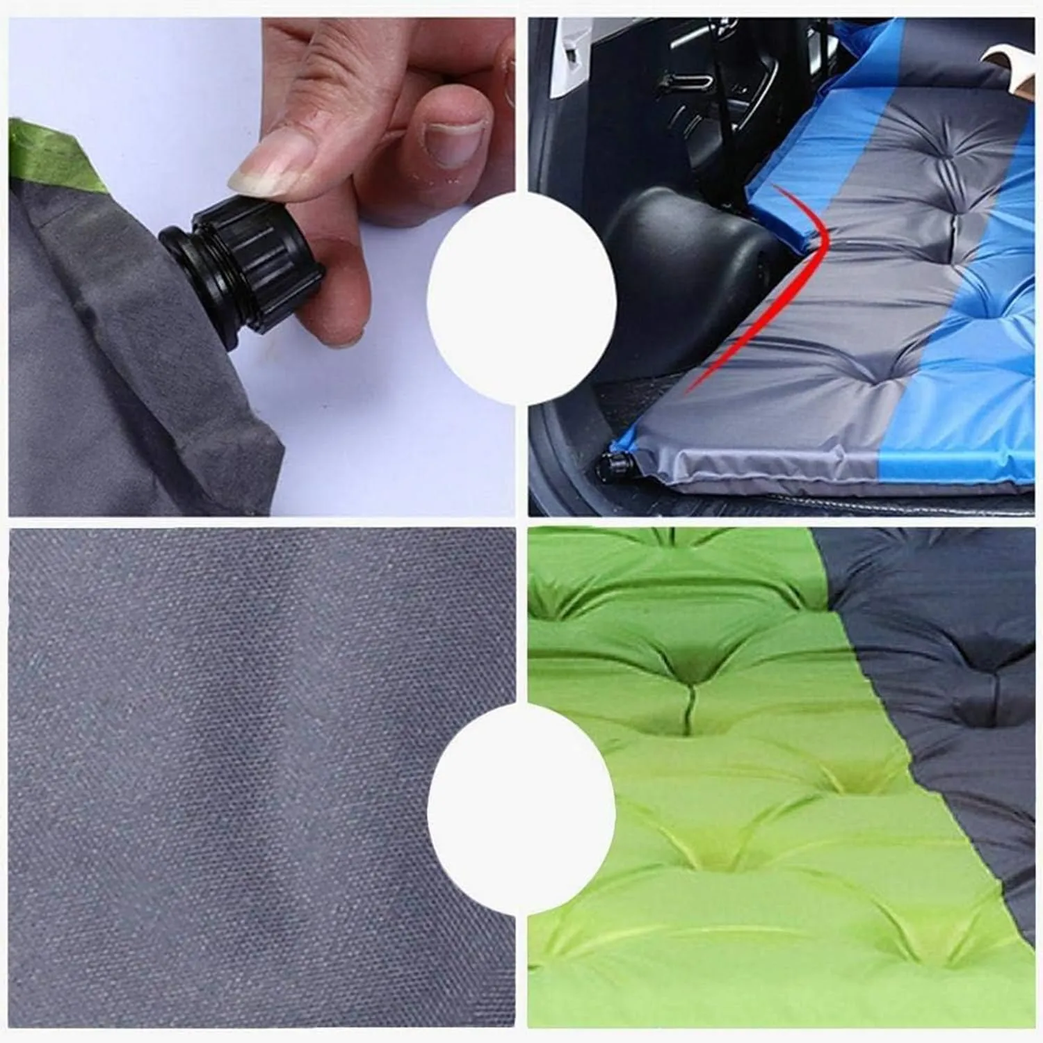 Car Air Mattress for Hyundai Santa Fe/Grand Santa Fe TM/DM/CM/SM 2001-2023 2024 2025, Inflatable Mattress Air Mattress Car Bed Sleeping Mattress Travel,B, normal