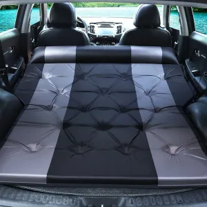 Car Air Mattresses with Pillow, for Cadillac XT5 2016-2023 Folding Inflatable Trunk Rear Seat Pad, SUV Travel Portable Outdoor Camping Sleeping Bed Accessories,Black