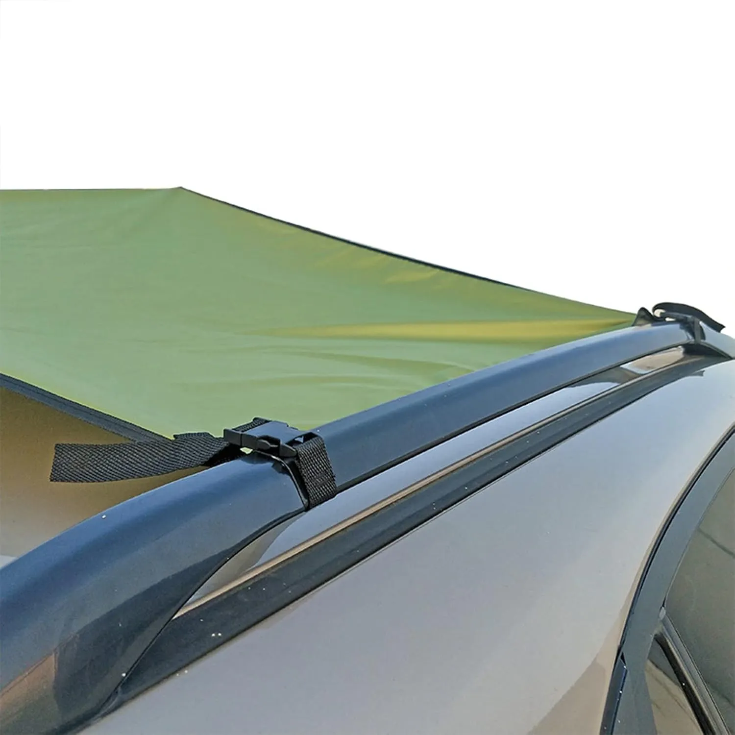 Car Side Awning SUV Car Side Tent Sunshade Screen Canopy,Car Awning Sun Shelter Waterproof Camping Tarp with 210D Silver Coated Oxford Cloth,for SUV Beach Outdoor (14.4 x 6.6ft) (Silver 9.8 x 4.9ft)