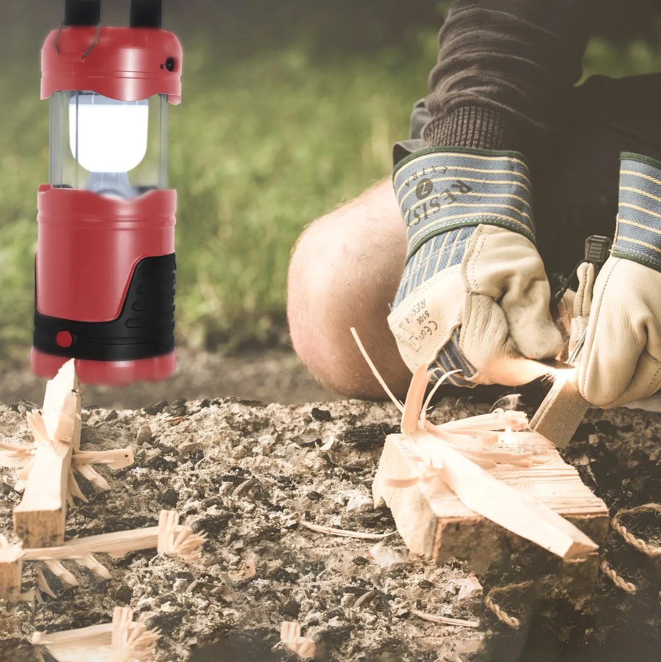 Chic Powered LED Worth the price 5-in-1 360-Degree Lantern Solar